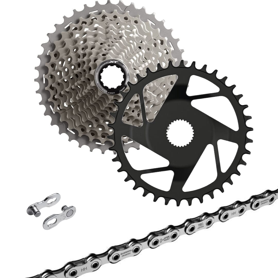 Bosch Gen.4/Gen.5 E-Bike Verschleiß-Set Shimano Deore XT 11-fach - Direct Mount 11 - 40 Zähne
