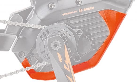 KTM motor cover for Bosch CX motor bottom - orange