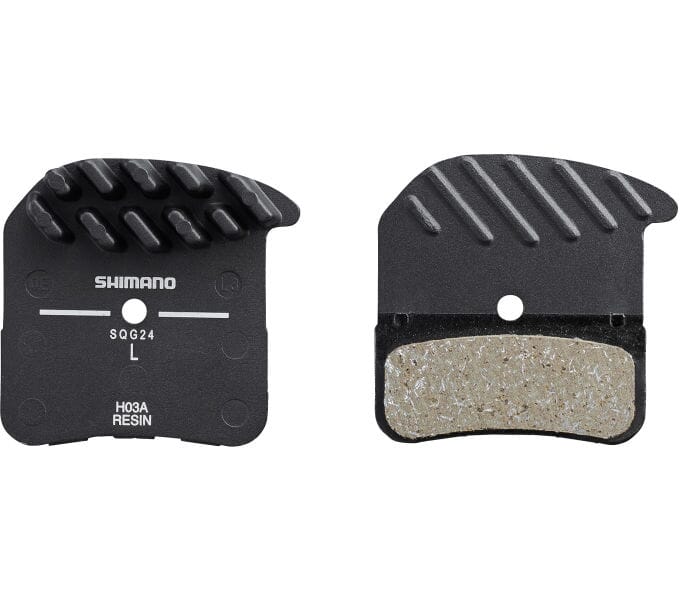 Shimano brake pad H03A Resin with cooling fins