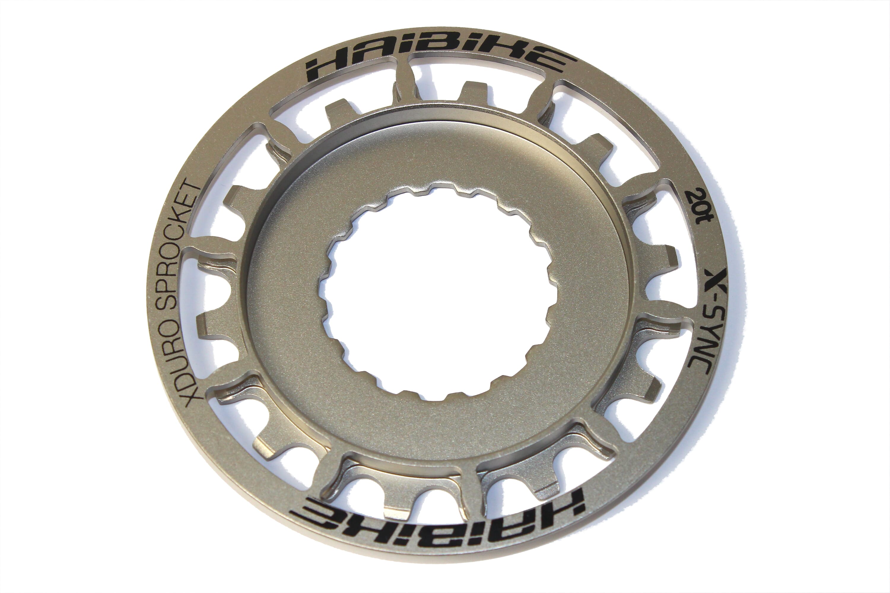 Haibike XDuro E-Bike 20 teeth drive pinion. silver