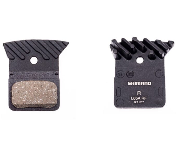 Shimano disc brake pad L05A resin with cooling fins