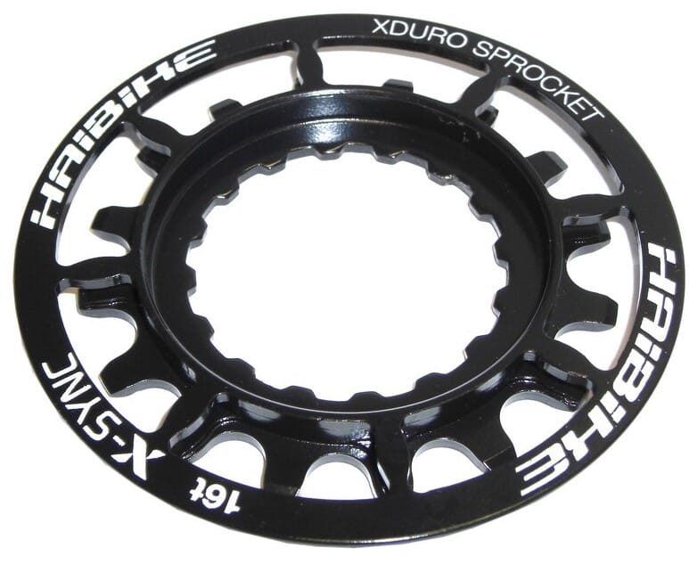 Haibike XDuro E-Bike 16 teeth engine sprocket. black