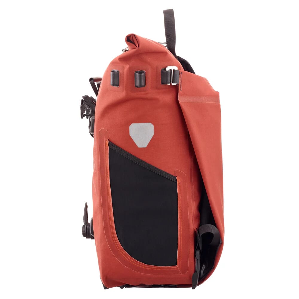 Ortlieb Vario Plus 26 litre - Dark Chili side view