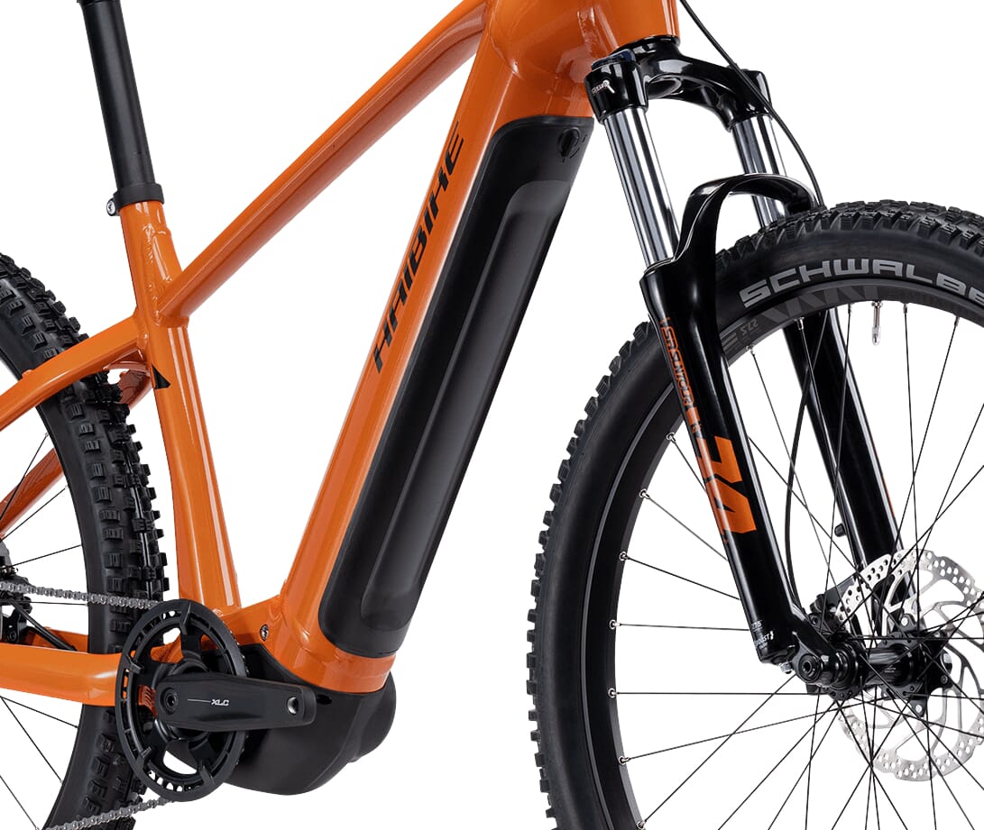 Haibike Alltrack MY2025 battery cover - mounted