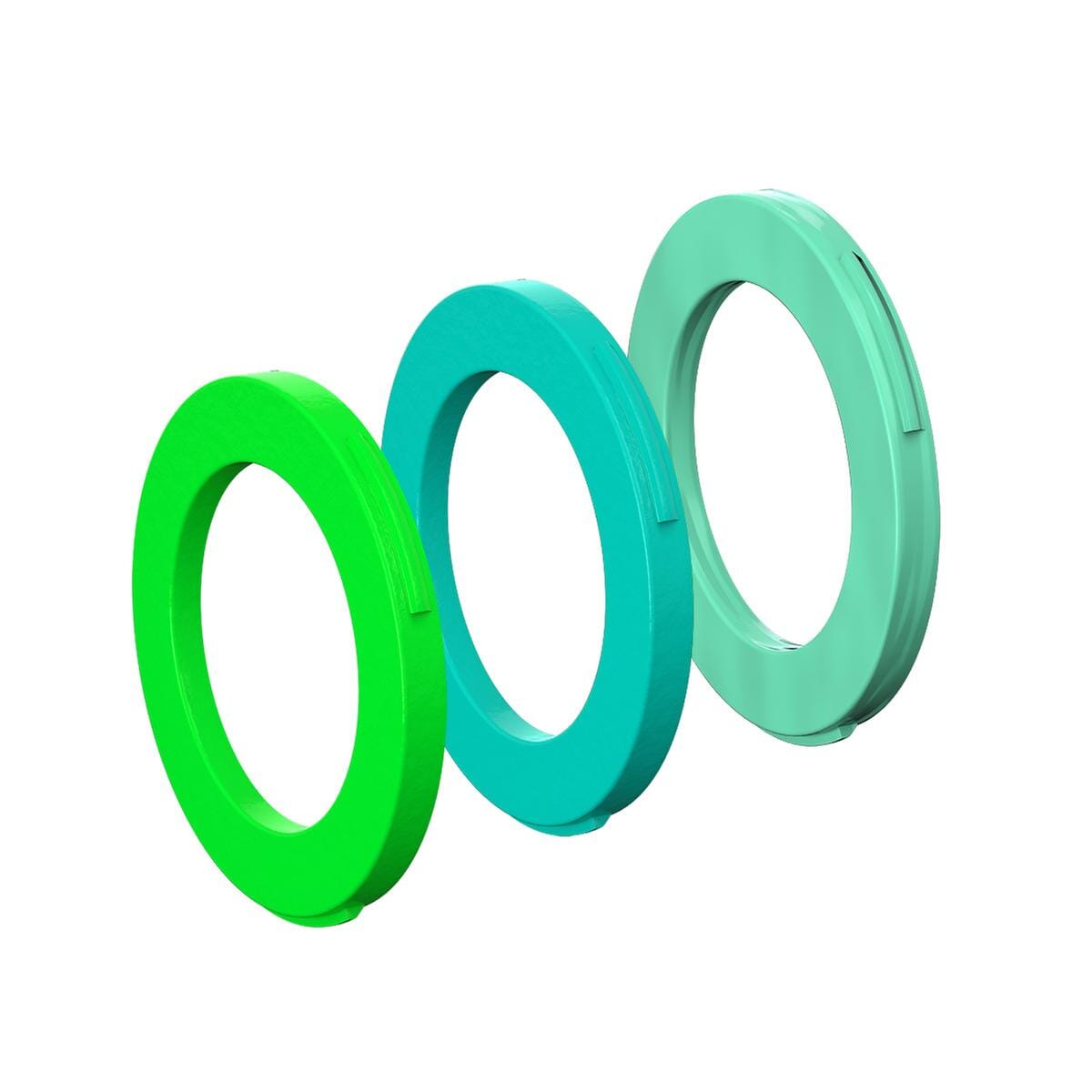 Magura Blenden-Ring Kit für Bremszange grün, cyan, mintgrün