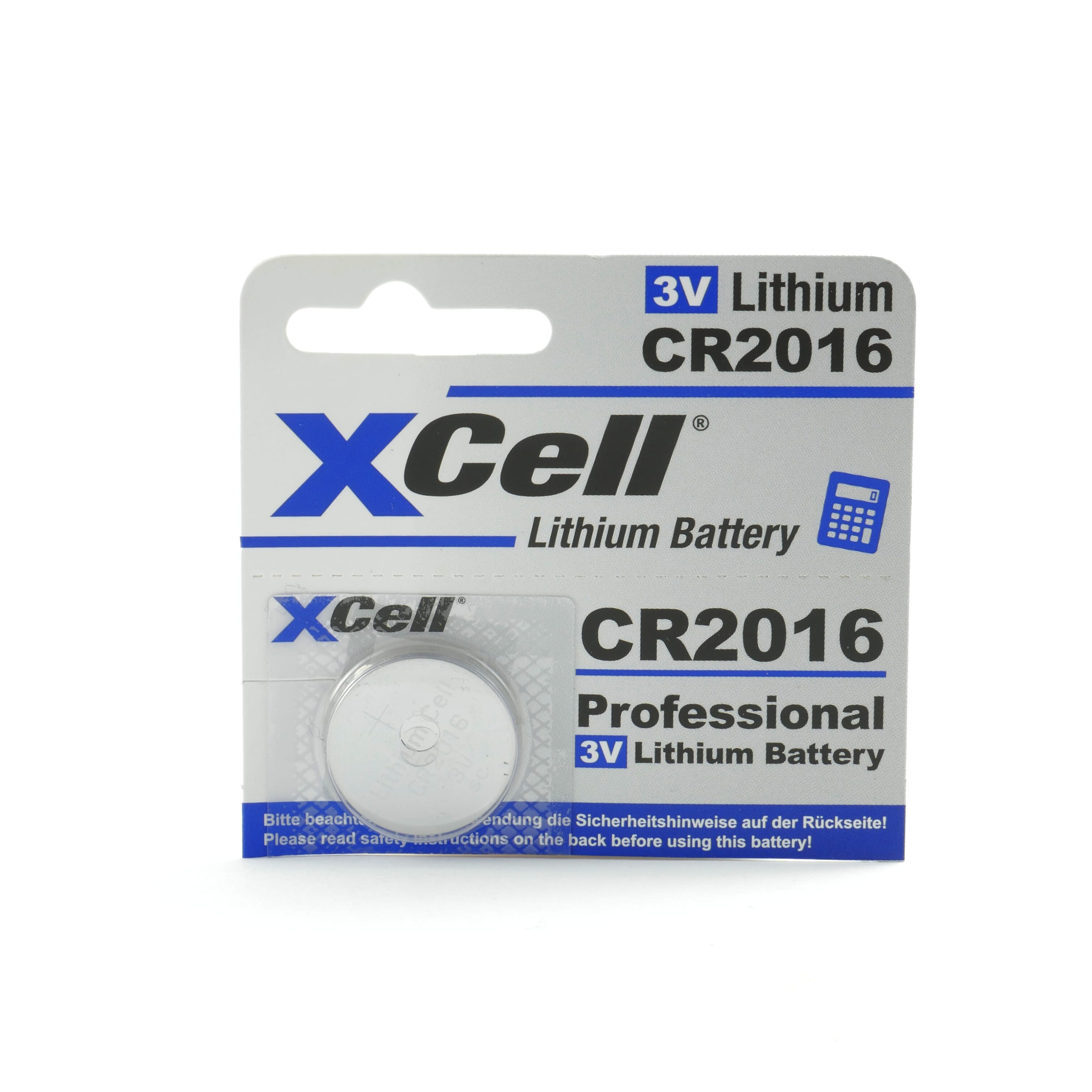 XCell Lithium CR2016 button cell for Bosch Purion display