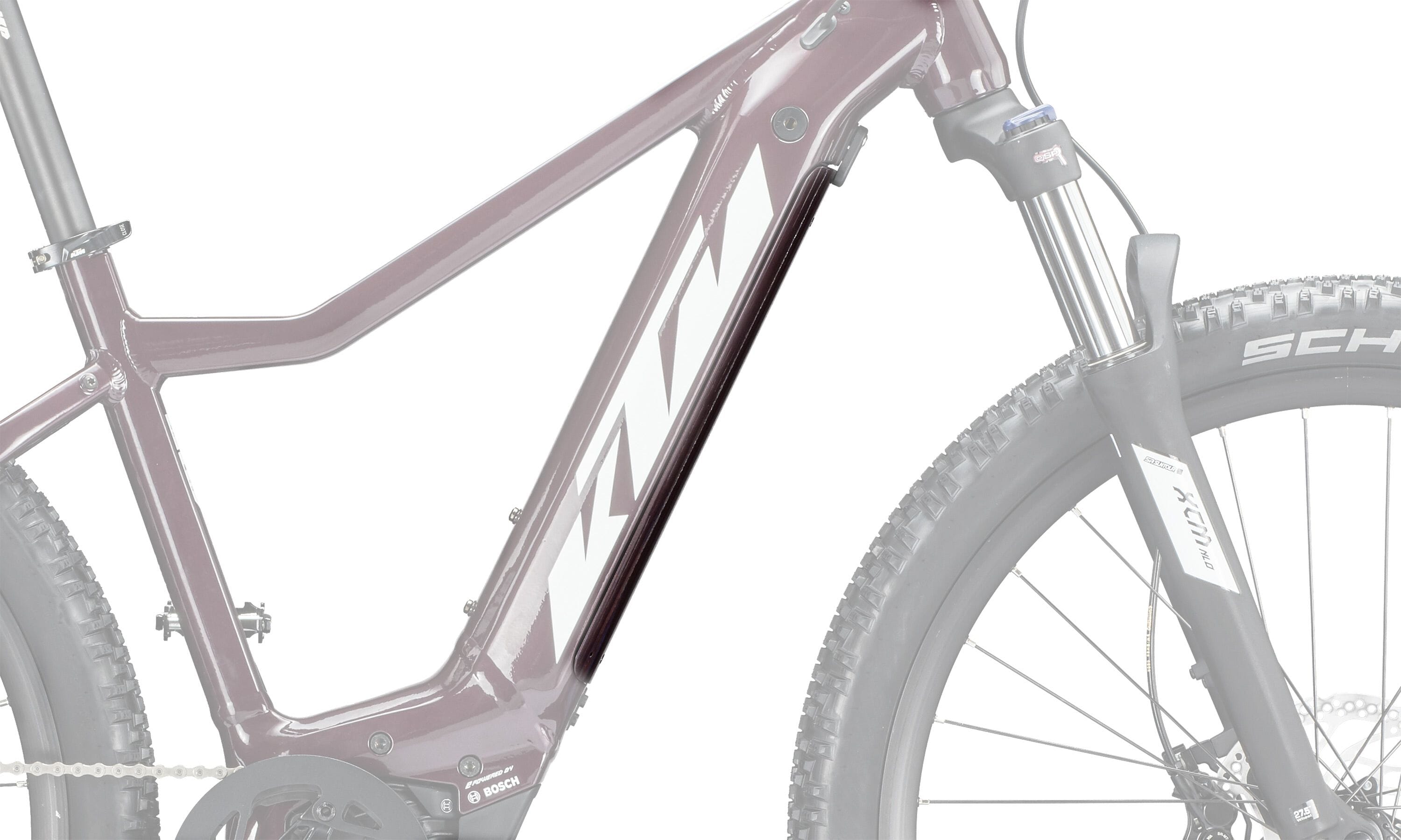 KTM PowerTube battery cover - down tube - deep-purple - 840118030