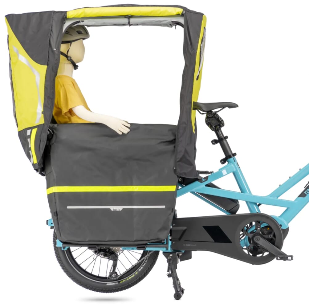 Tern Rain Shield rain cover - side view