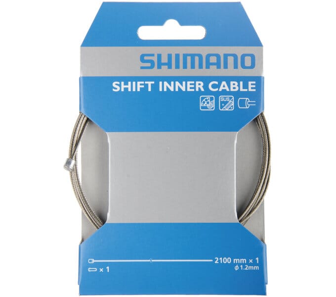 SHIMANO Edelstahl Schaltzug für MTB | Road - 2.100 mm