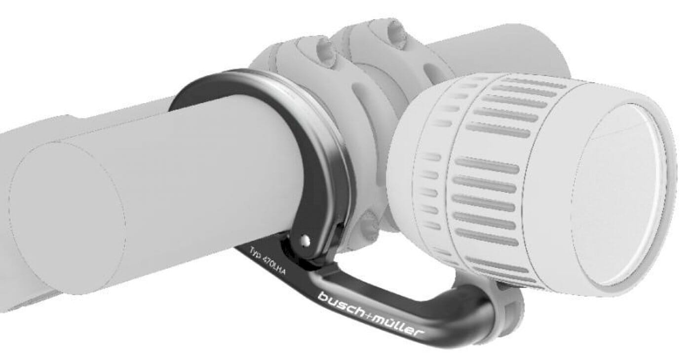 B&M handlebar bracket for headlights