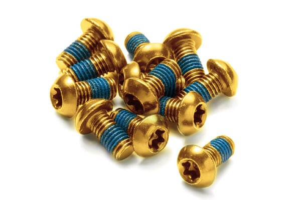 Reverse e-bike brake disc bolt set - gold