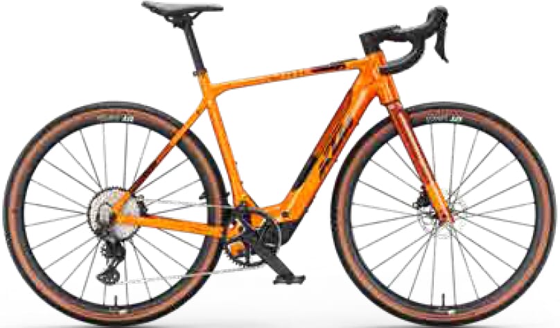 E-bike gravel e  e-road bike KTM