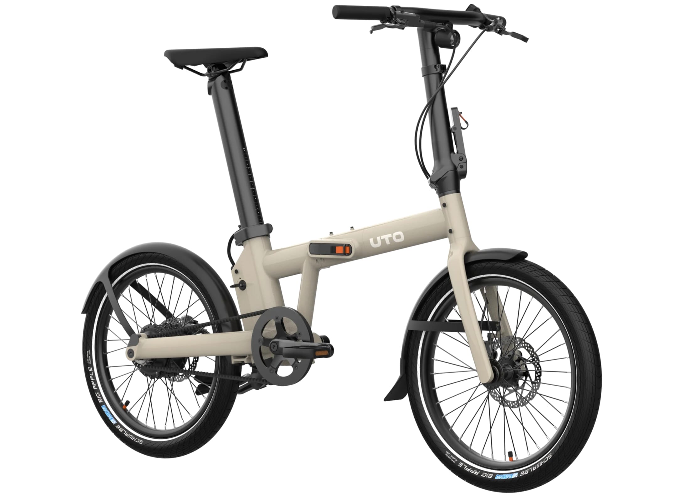 Uto Pro20 E-folding bike 2026 Taupe - View 2