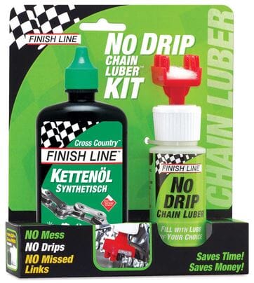 Finish Line No Drip Chain Luber with Cross Country Oil
