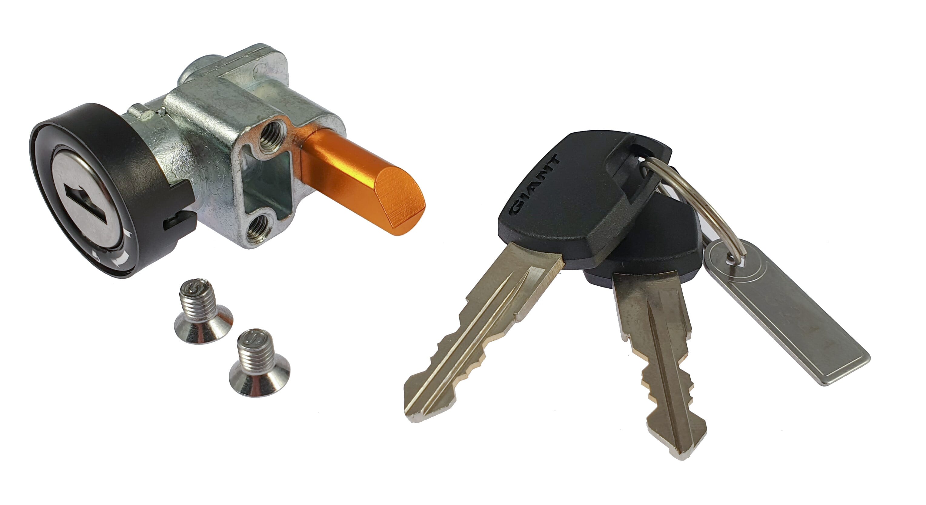 Giant battery-lock lock cylinder for EnergyPak battery