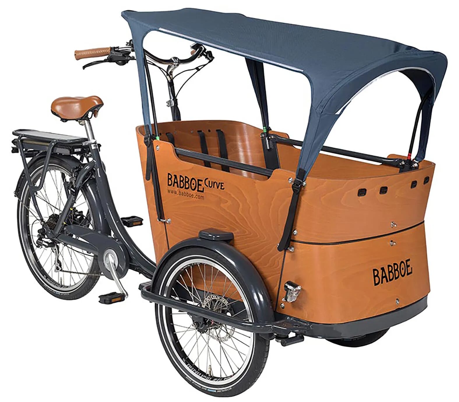 Babboe sun canopy for Curve & Go - Blue