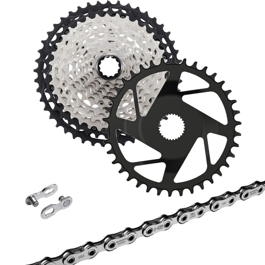 Bosch Gen.4/Gen.5 E-Bike Verschleiß-Set Shimano Deore XT 12-fach - Direct Mount 10-45 Zähne