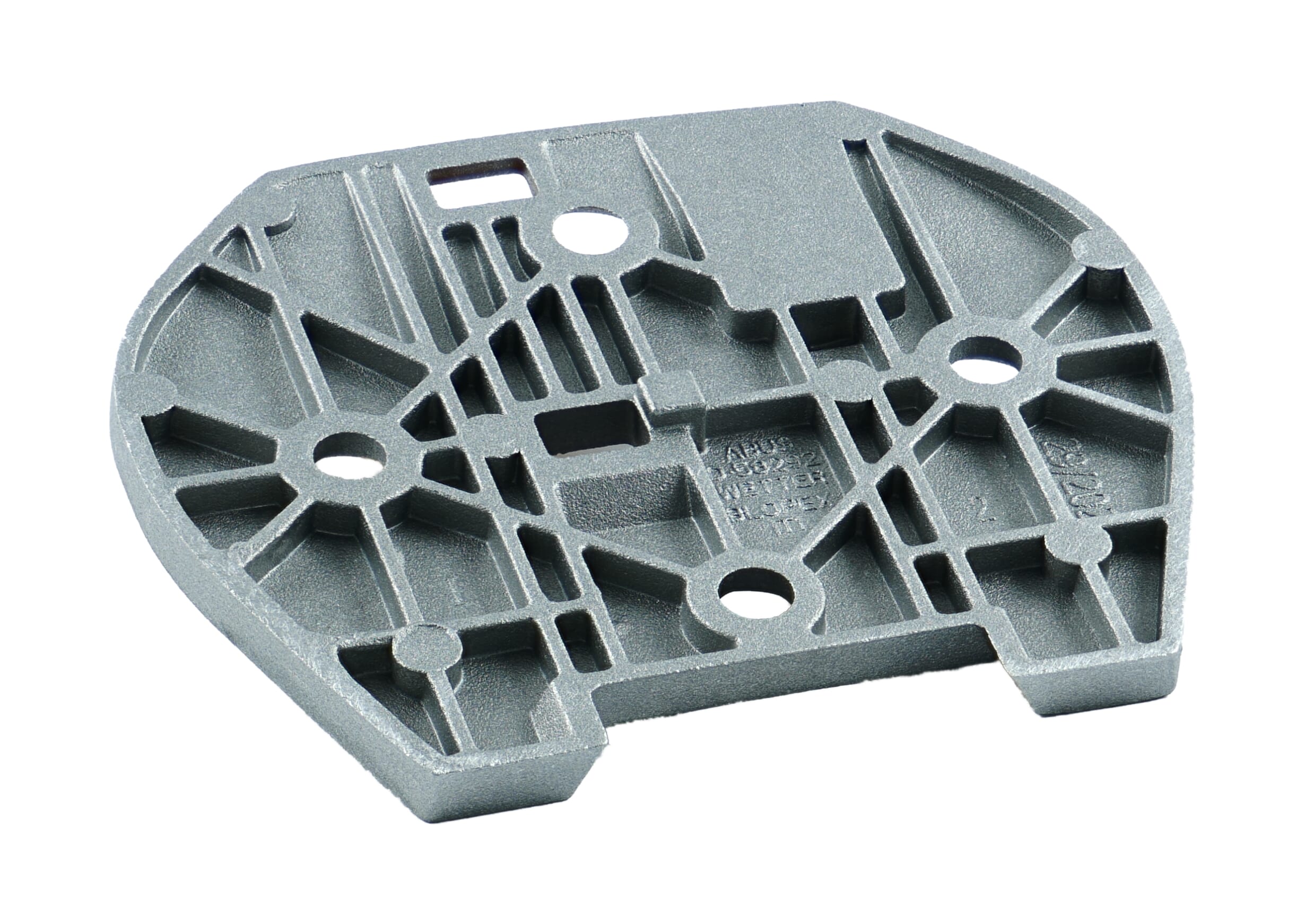 Raymon mounting plate set for Yamaha Simplo 630Wh - plate 1 rear side