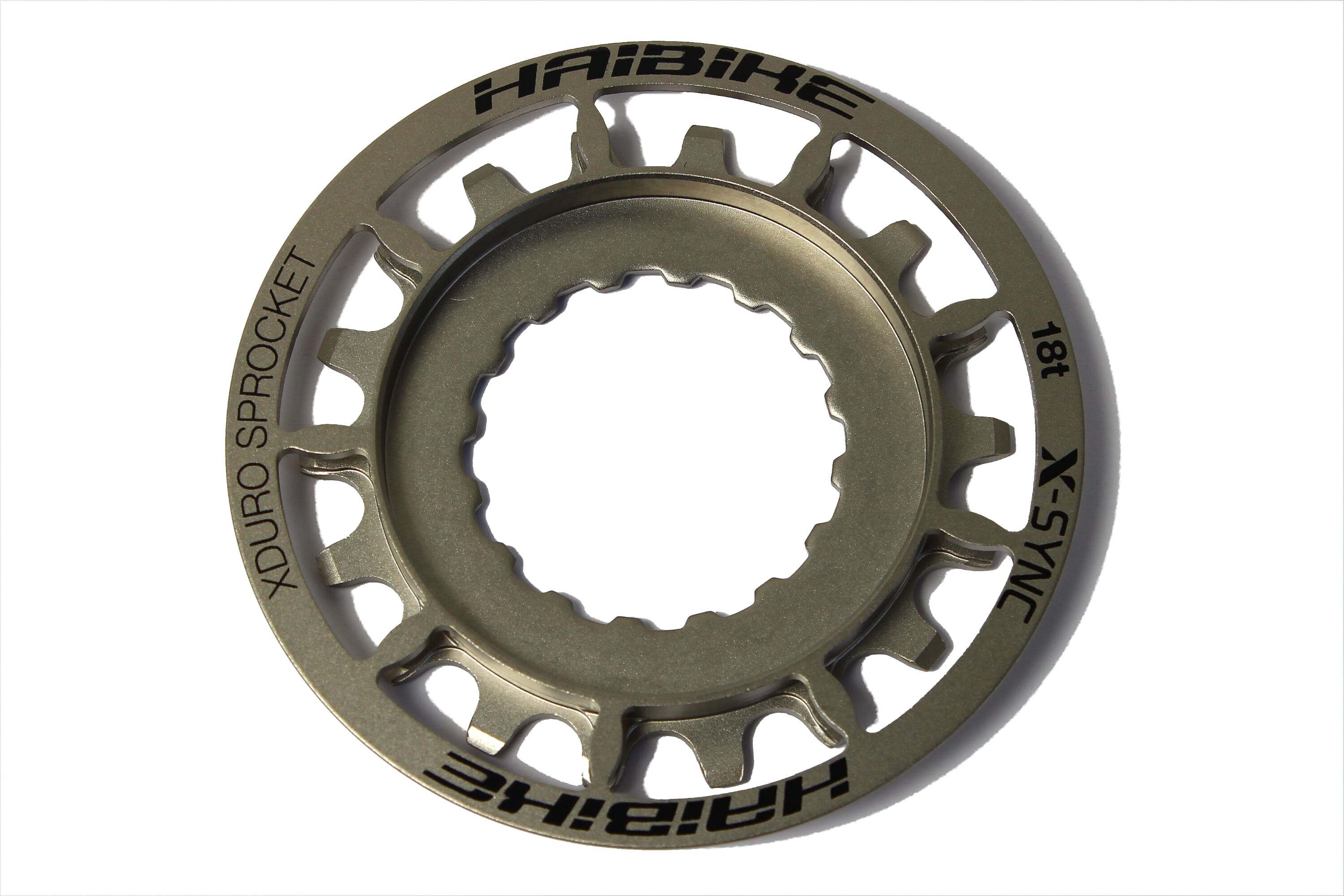 Haibike XDuro E-Bike 18 teeth sprocket. silver