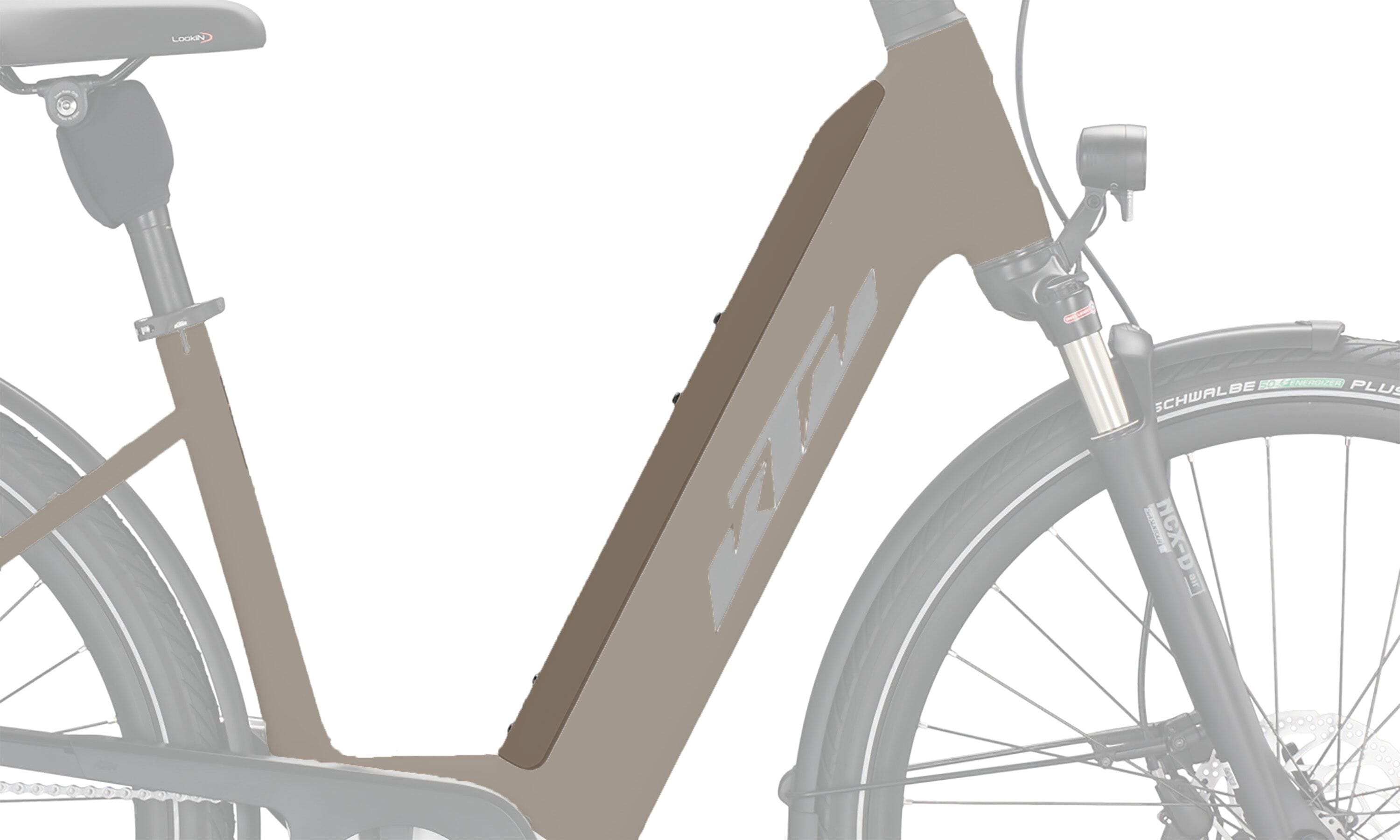 KTM PowerTube 750 Battery Cover 2023 - low mount oak