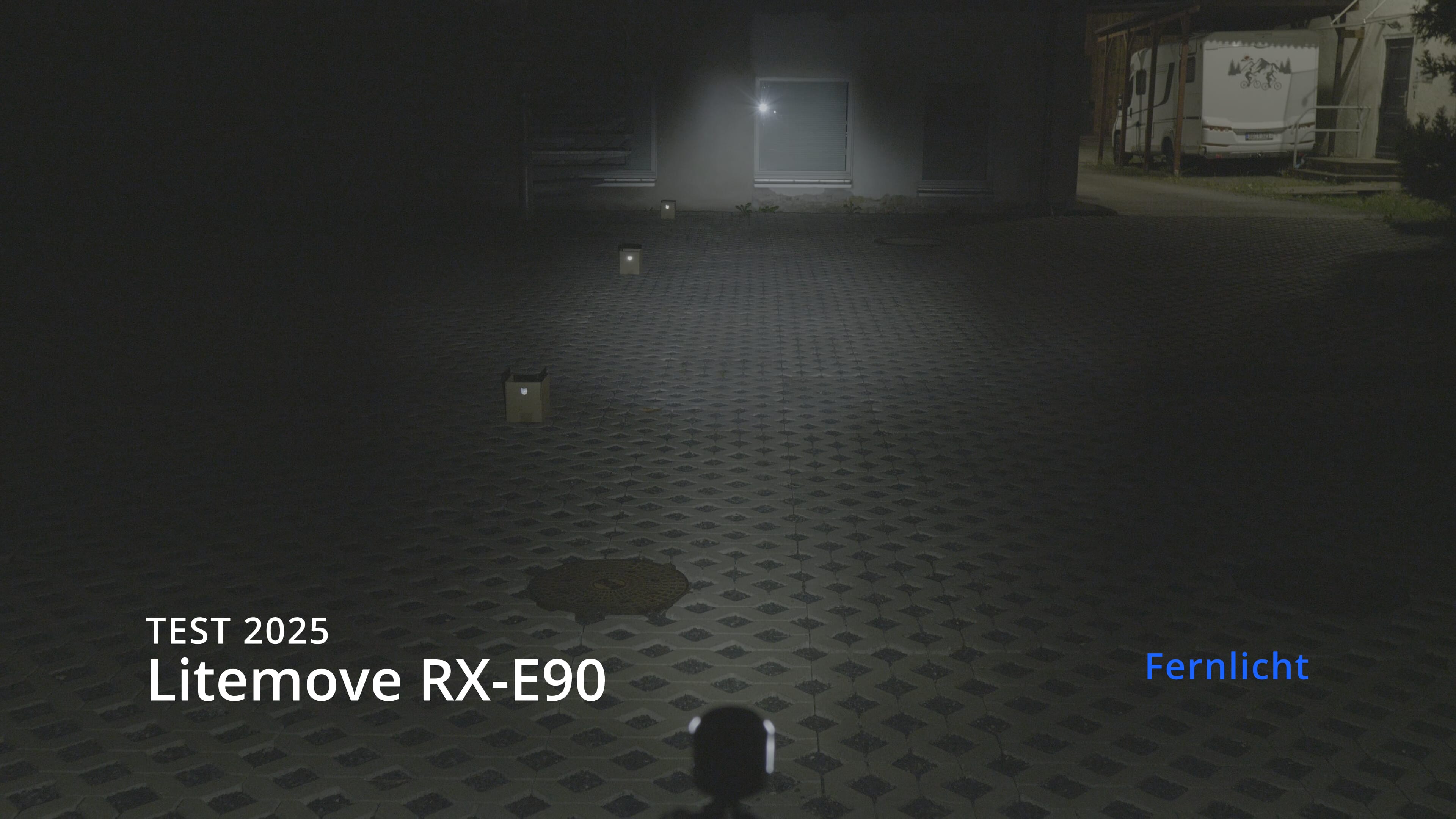Litemove RX-E90 - Headlight test high beam