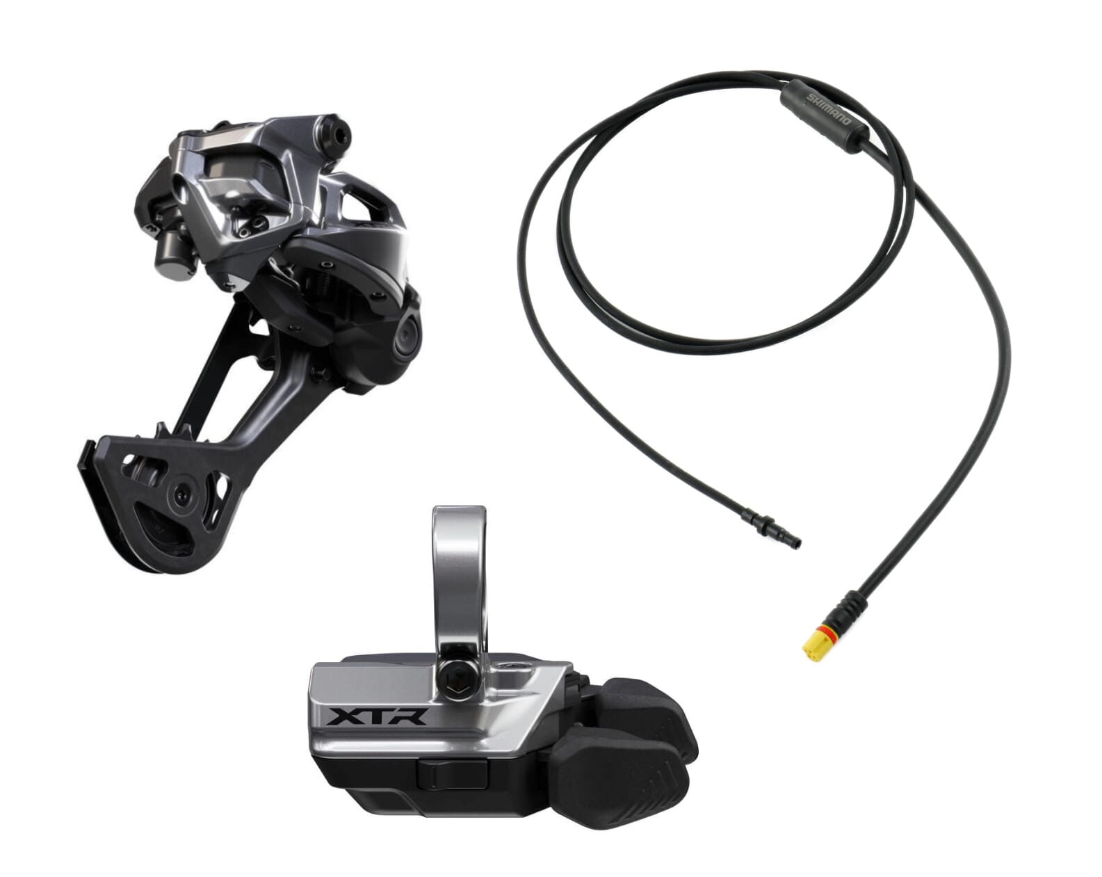 Shimano XTR Di2 retrofit set for Bosch Smart System 12-speed shifter with clamp