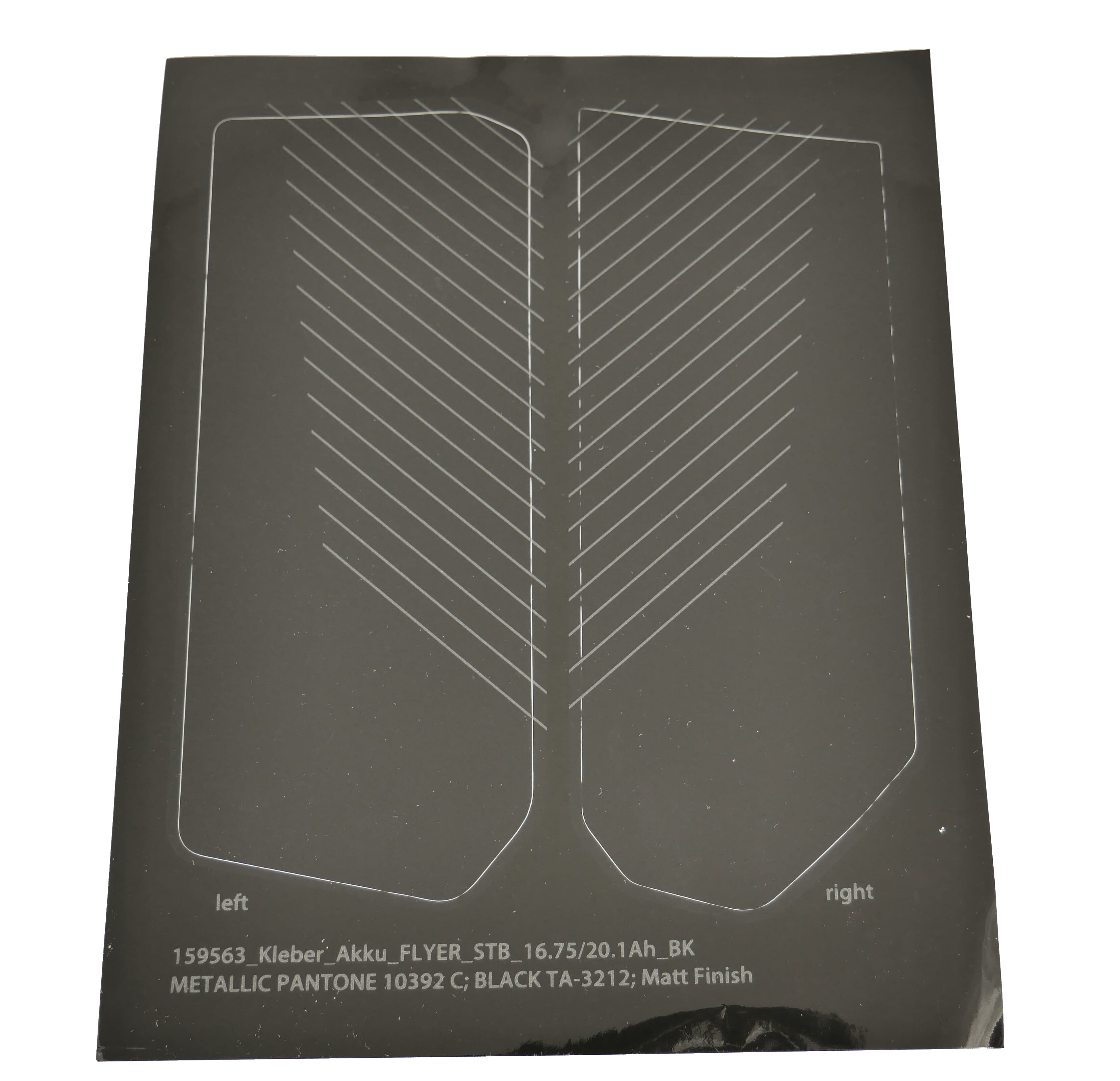 Battery STB sticker
