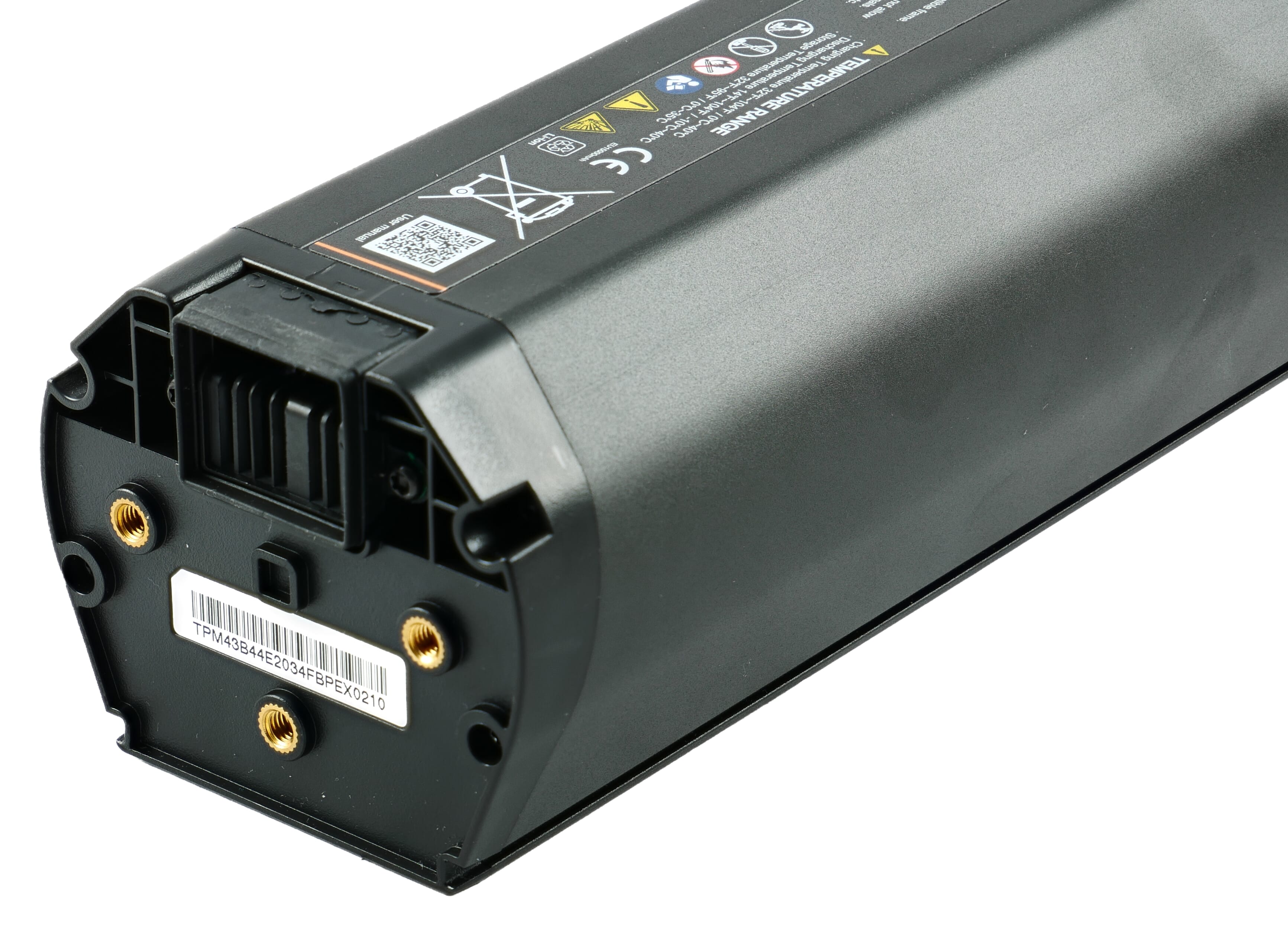 Yamaha Simplo-Intube battery 630Wh - Connection