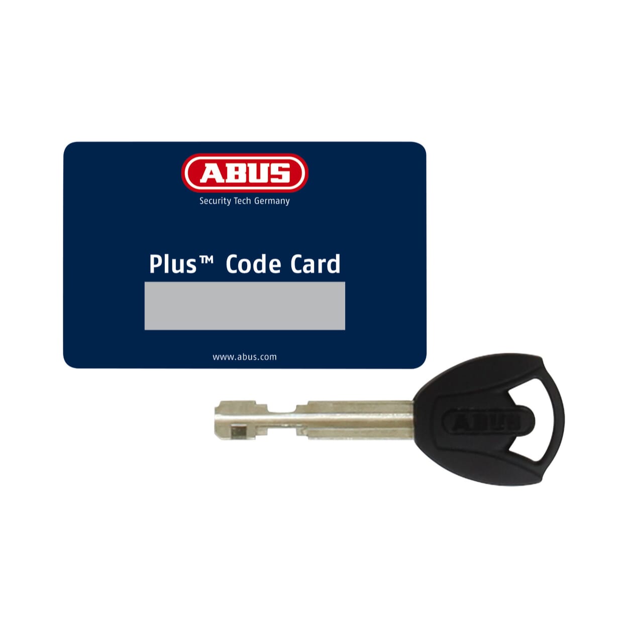 ABUS Plus key with code card