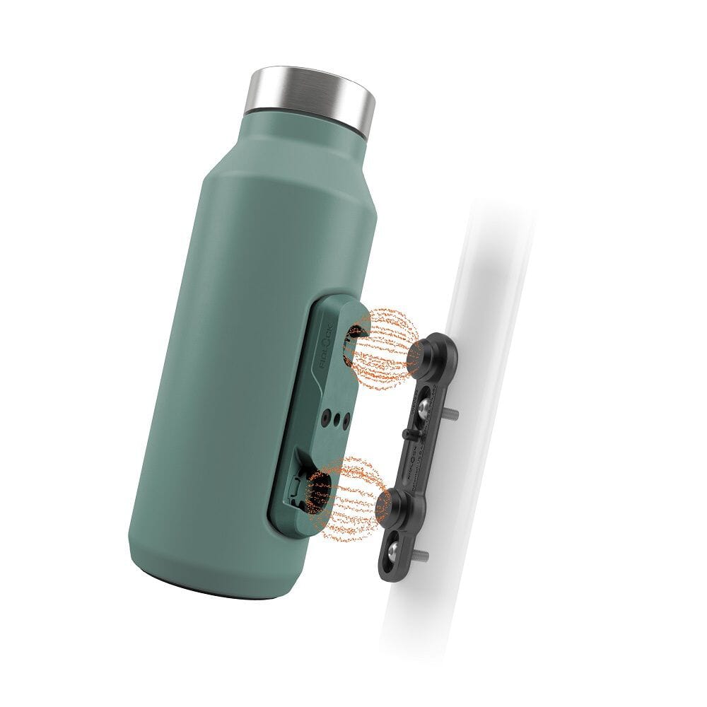 Fidlock Twist Steel Bottle 500 ml insulated pine + Bike Base