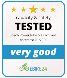 Bosch PowerTube 500 Wh vertical eBike battery - special item - tested internationally