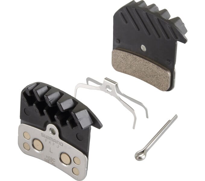 SHIMANO Scheibenbremsbelag H03C Metall mit Kühlrippen