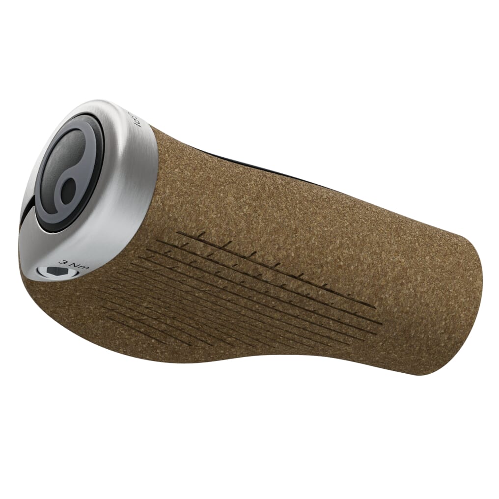 Ergon GP1 Evo BioKork Single Twist Shift Handlebar Grip - Bottom