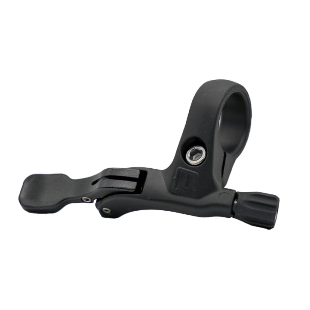 Moustache dropper post lever