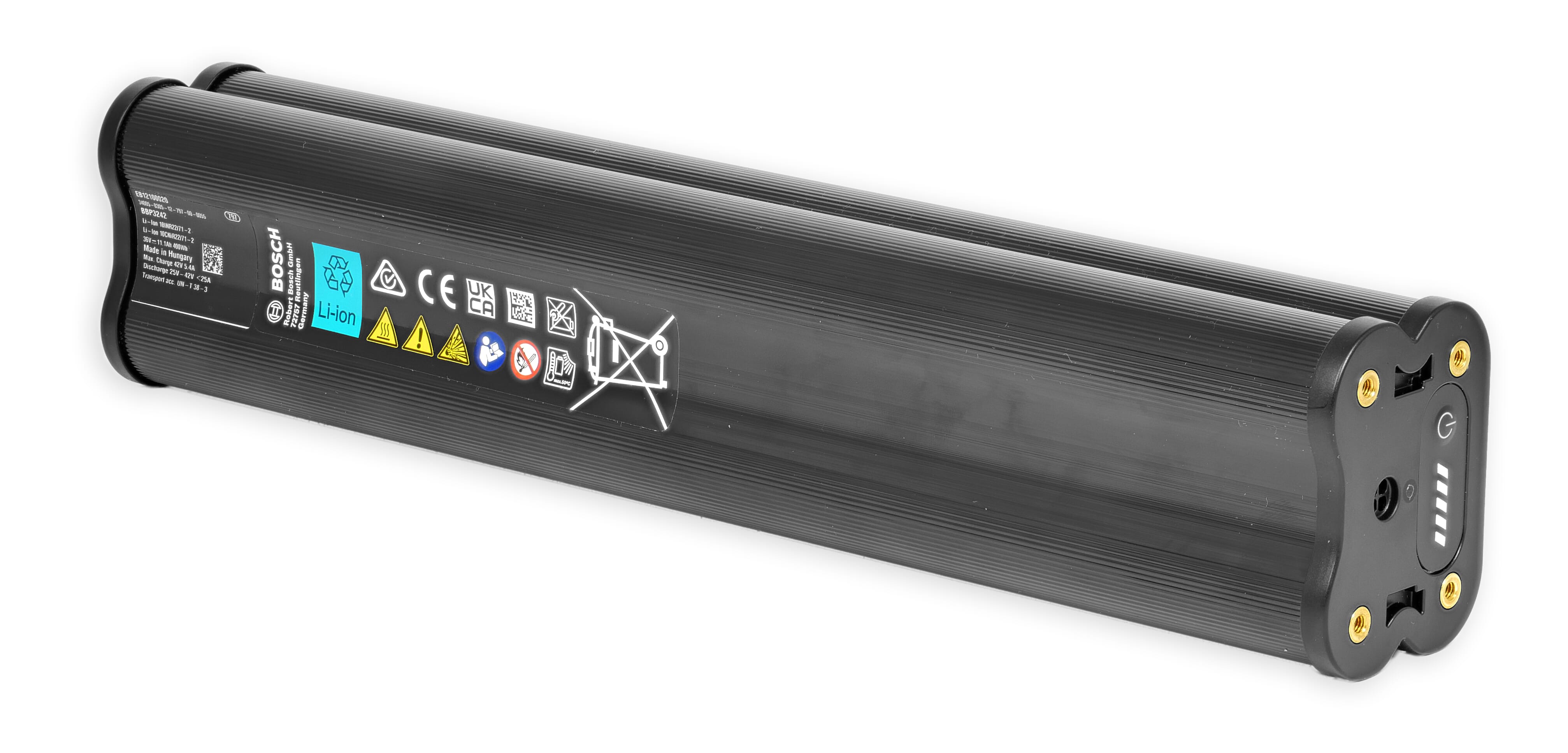 Bosch CompactTube 400 battery - back side