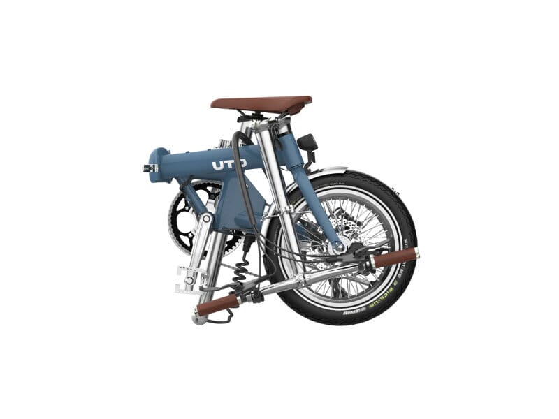 Uto OG16 E-folding bike - 2026 - Blue satin folded