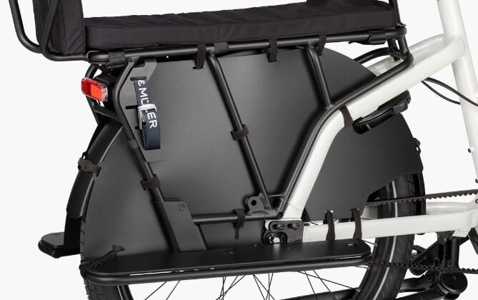 Riese & Müller spoke protectors mounted for Multicharger Sideloader