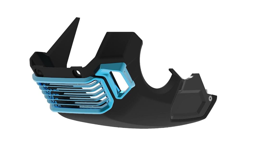 Centurion/Bosch Gen4 motor cover MY22 black/blue