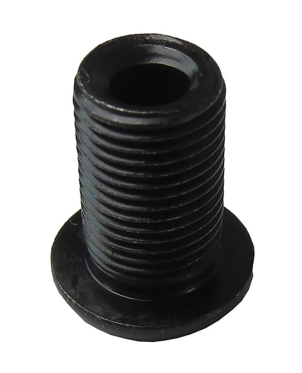 Extra-long Yamaha chainring bolts with chain guard ring 2-speed black