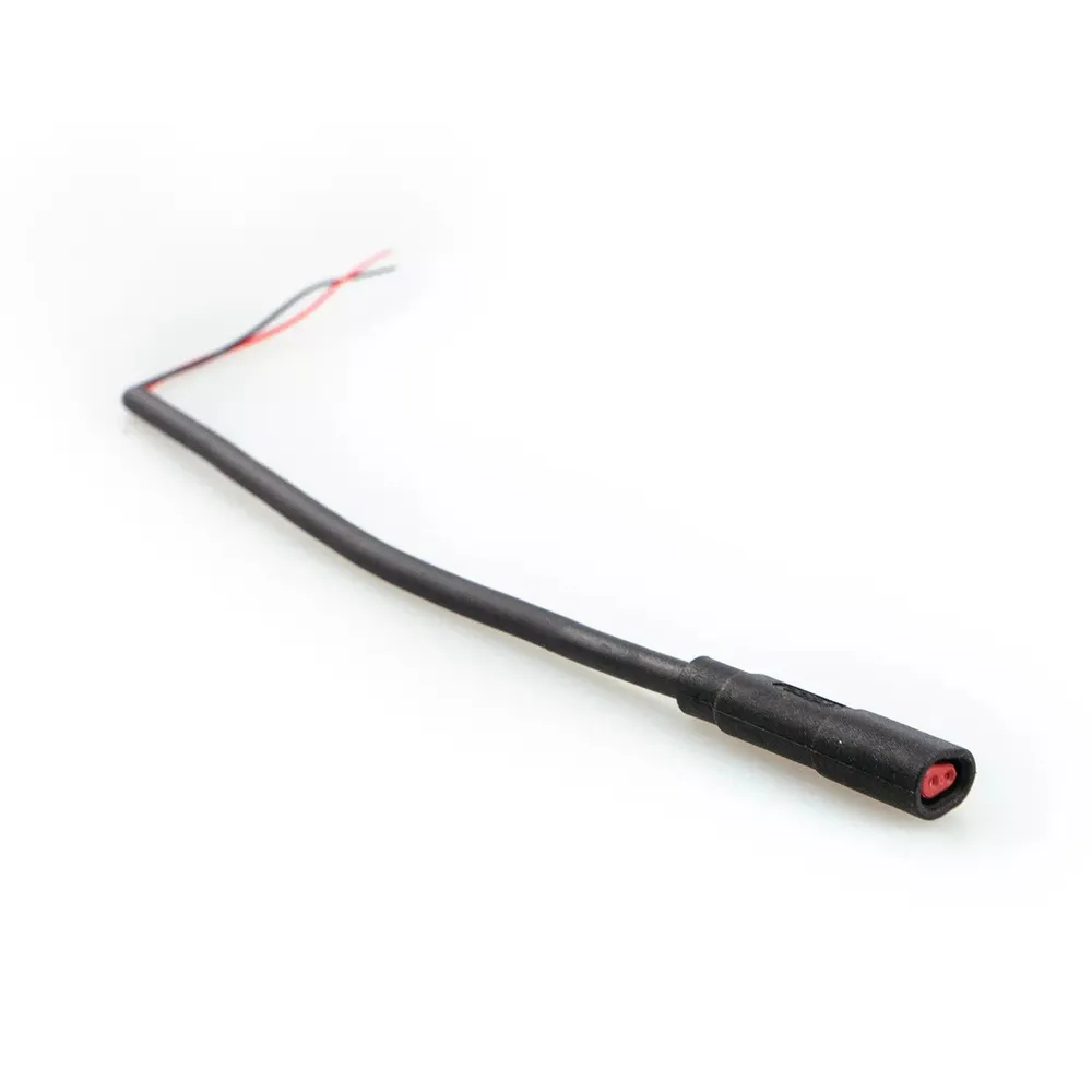 Higo Rear Light Pinion MGU rear light cable, 2-pin, Higo Mini F plug, open end