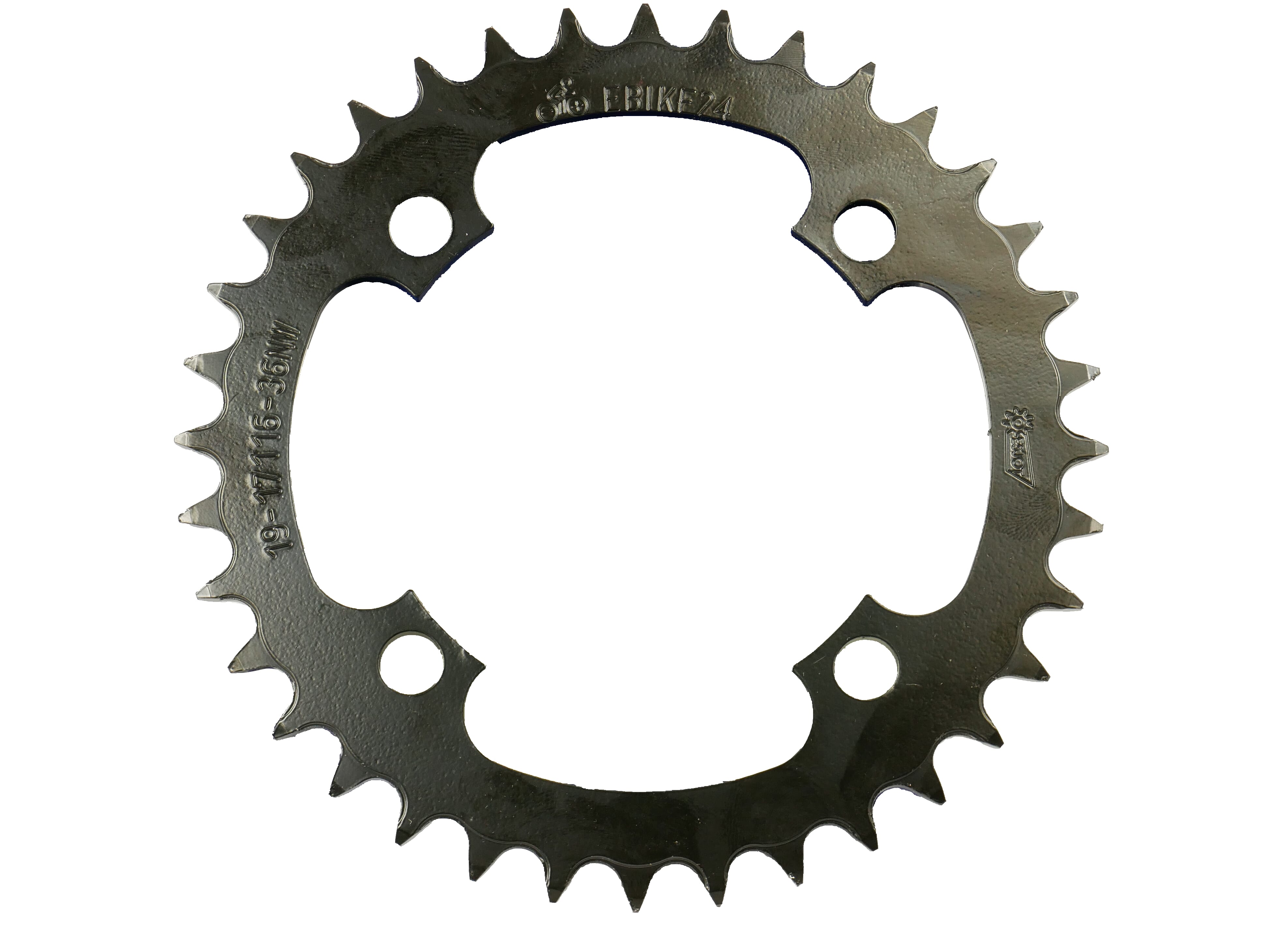 EBIKE24 Narrow Wide chainring 104 steel 4-arm 36