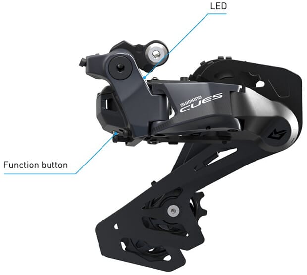 Shimano CUES Di2 rear derailleur 1x10-speed - Info