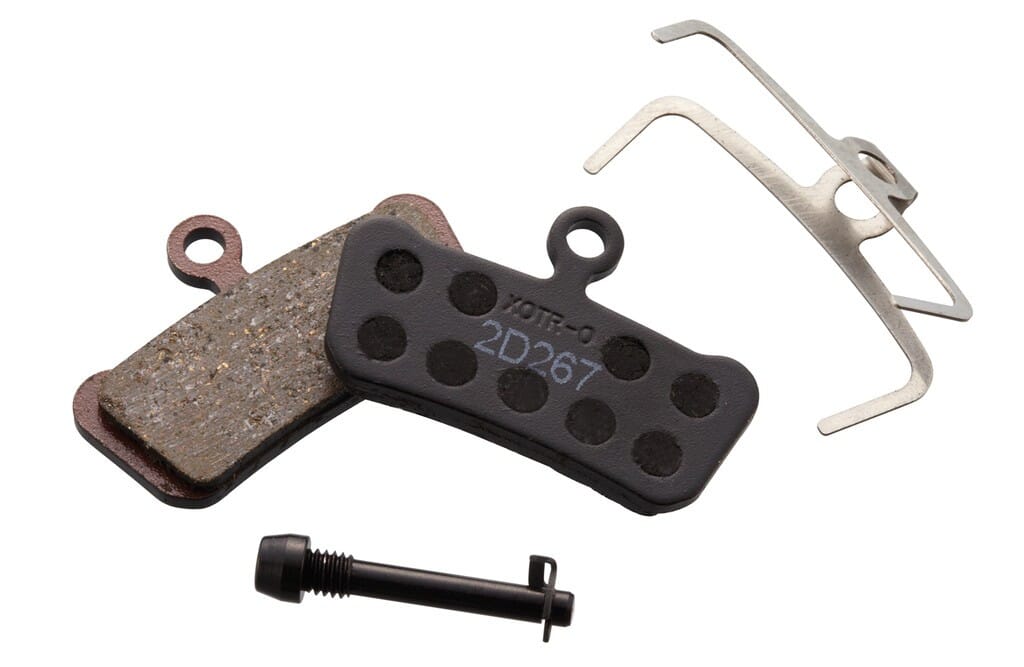 SRAM disc brake pad for Trail | Guide | G2 - organic (QUIET) | aluminium backing plate