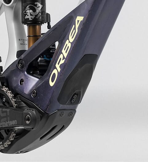 Orbea rubber down tube protector for Wild 2023 frame