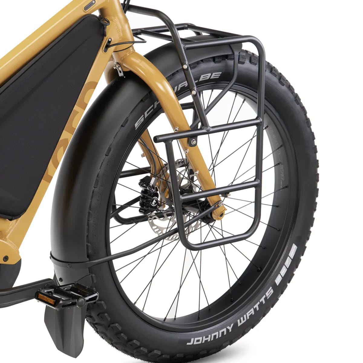 Tern Trail Rack front carrier - mounted on the Orox