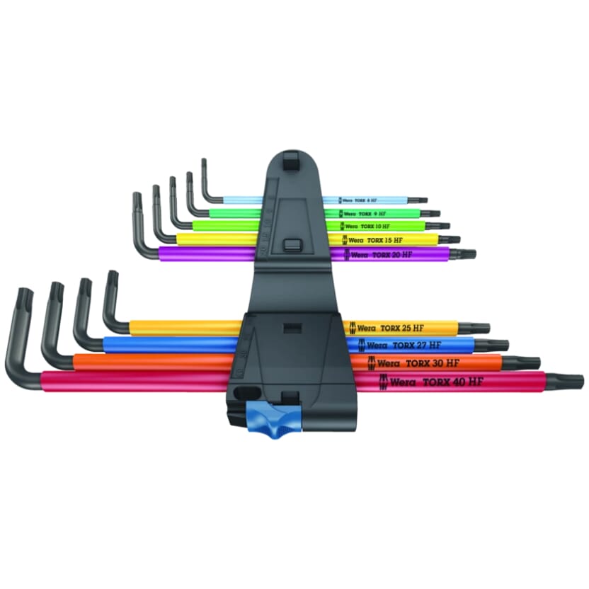 Wera 967/9 TX SXL Torx offset spanner set long 9-piece fold-out