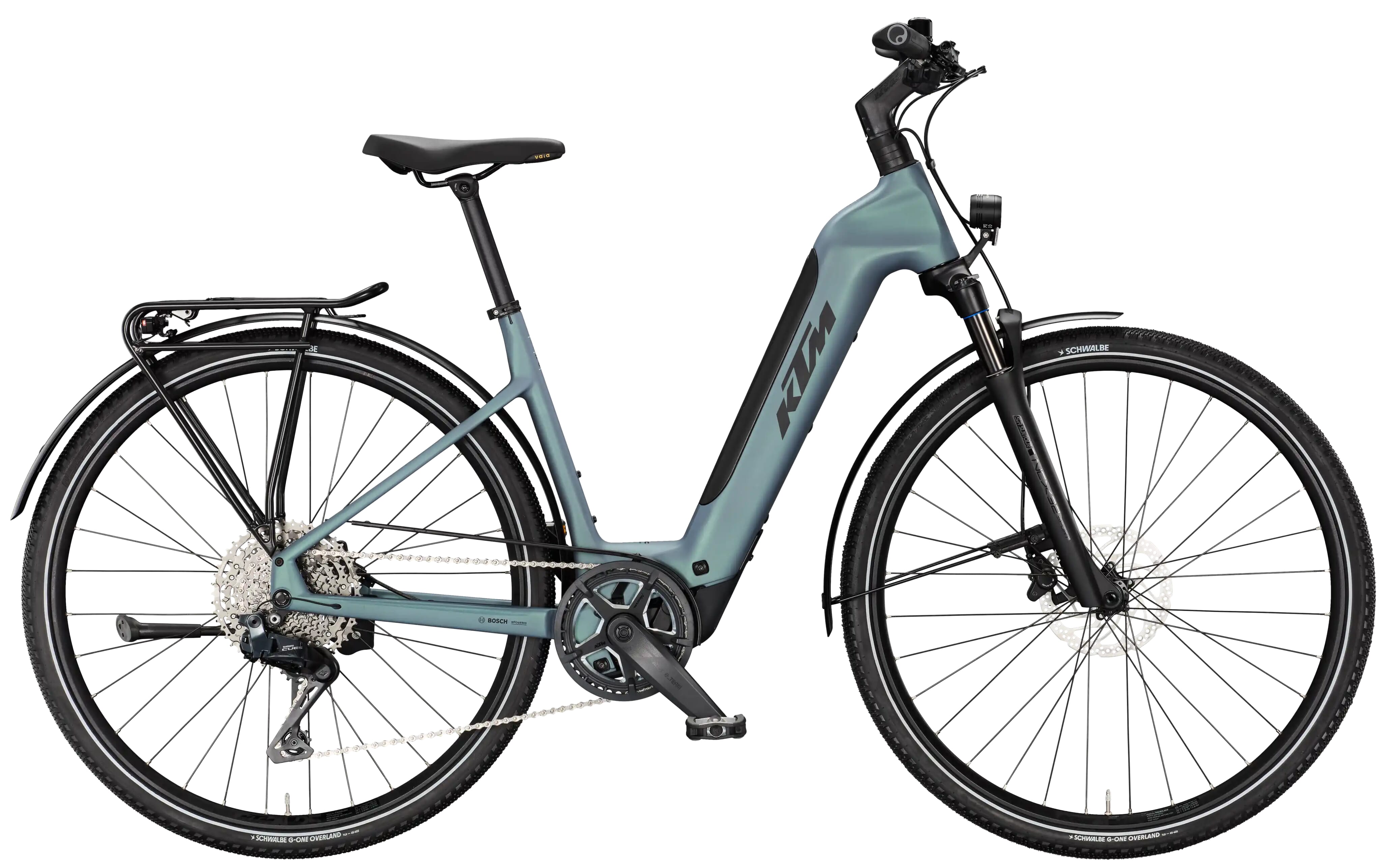 KTM Macina Sport SX Elite Di2 – Bright Teal Matt (Black+Silver) Step-through frame