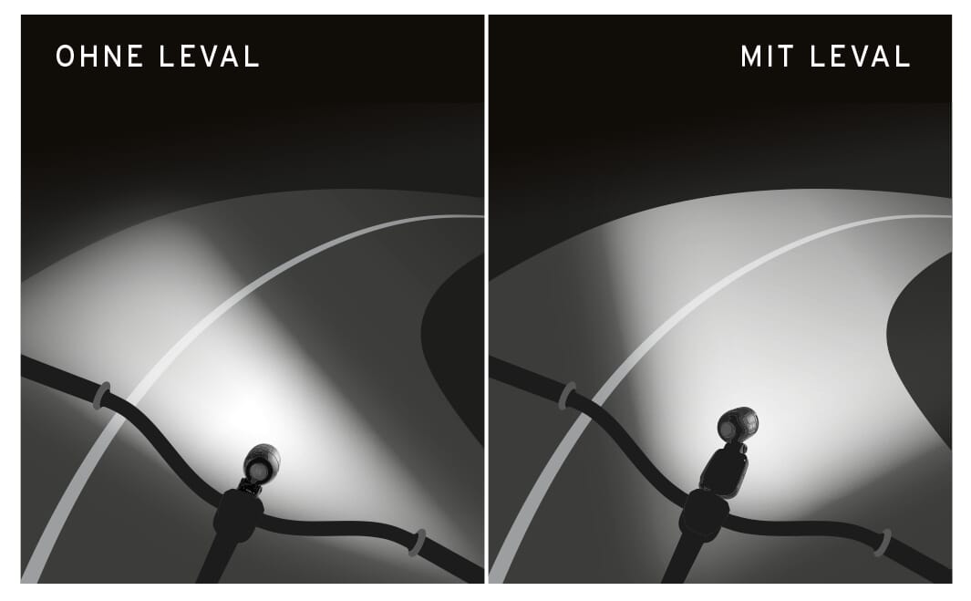 B&M LEVAL e-bike bending light assistant 5