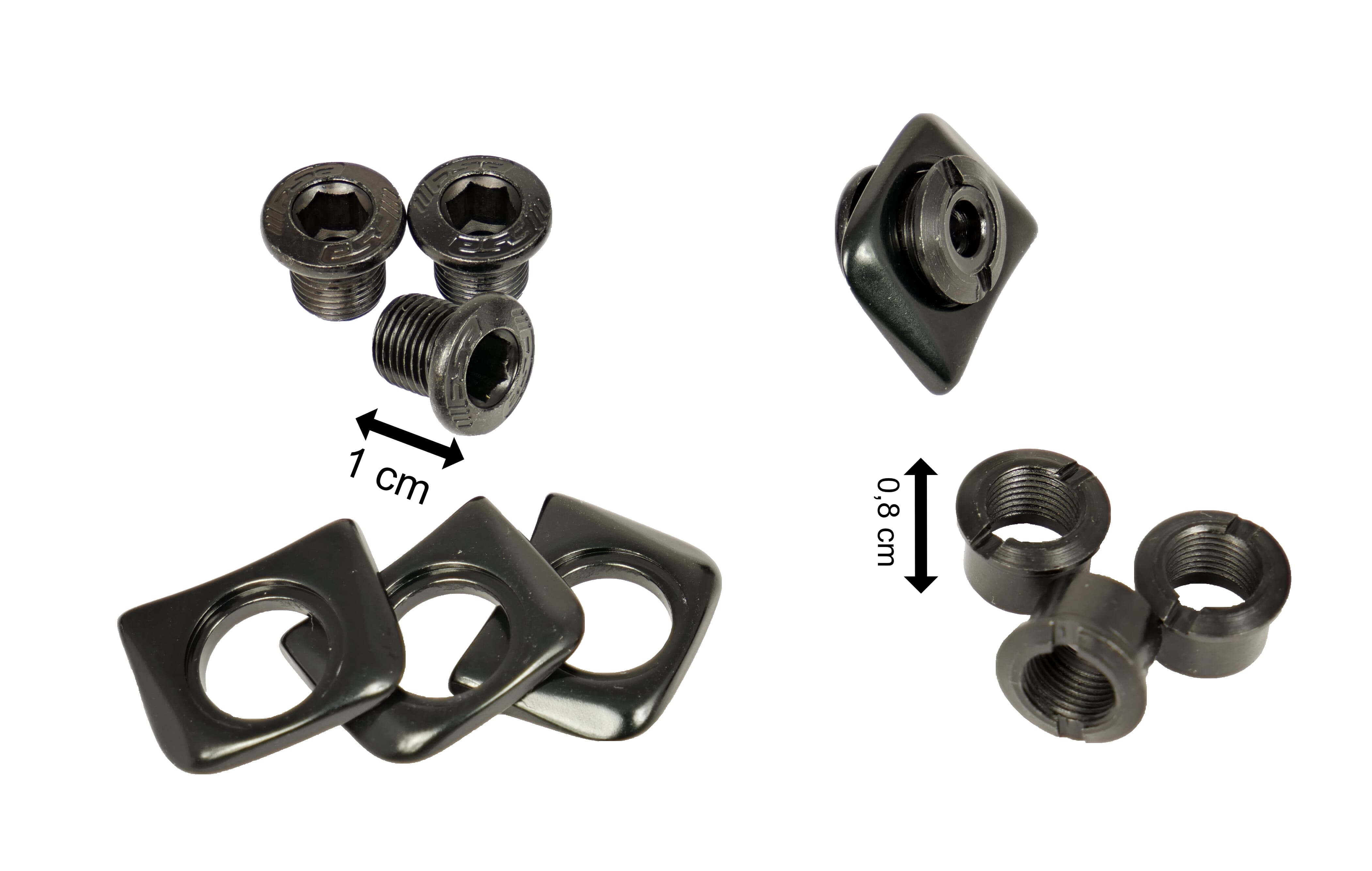 FSA e-bike chainring bolt set - 2-speed