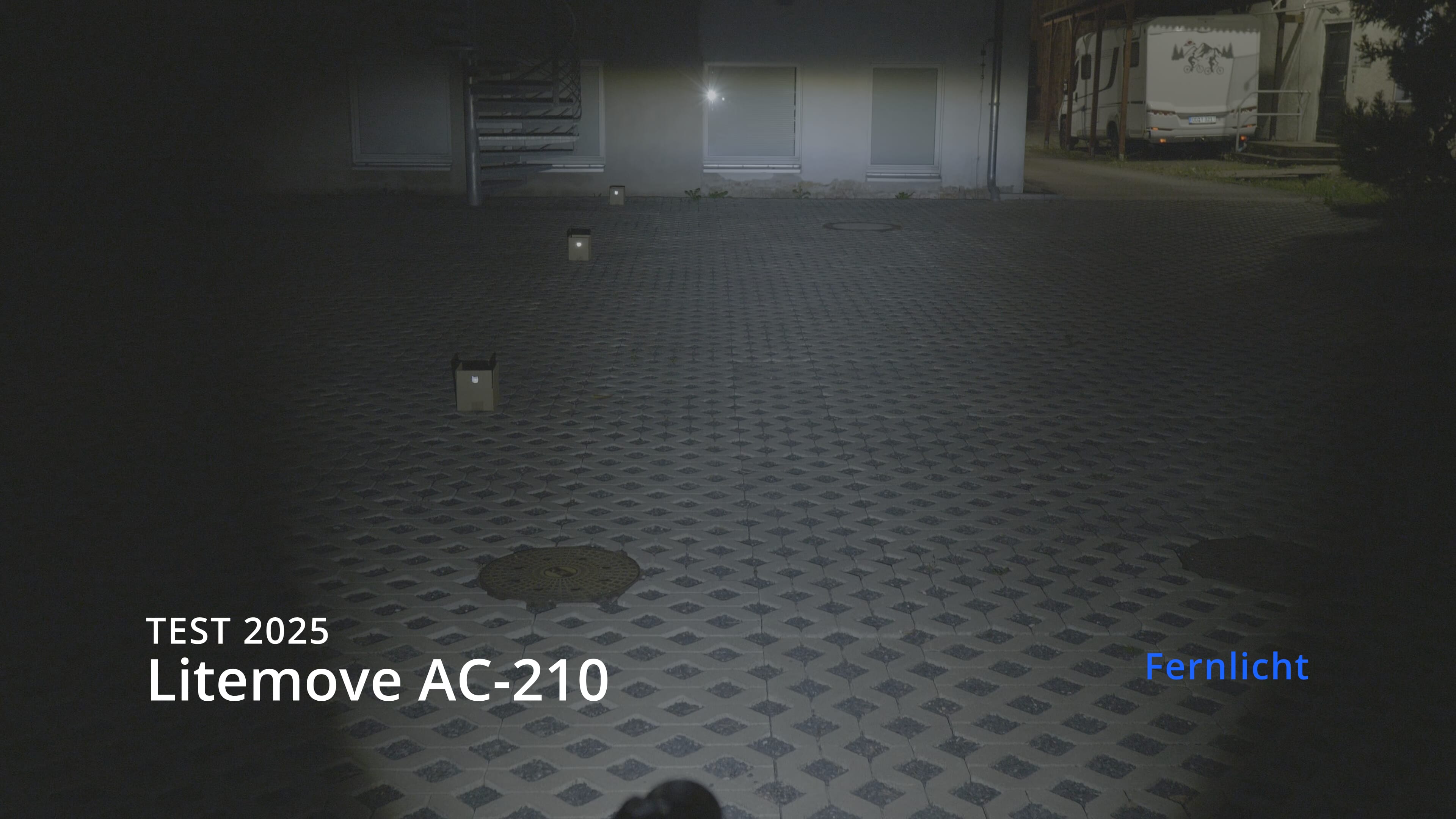 Litemove AC-210 - Headlight test high beam